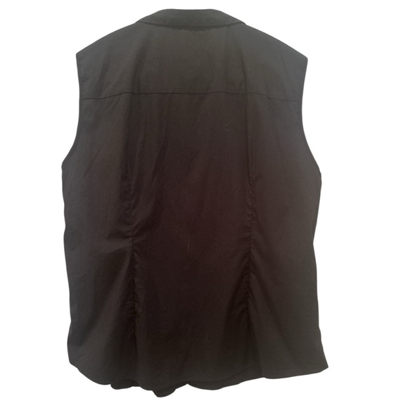 A/X Armani Exchange Timeless Sleeveless Button Down Capsule Neutral Sz M - Picture 2 of 7